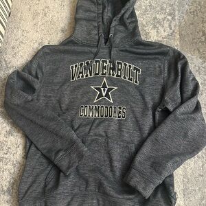 Colosseum Vanderbilt Commodores Charcoal Hoodie
